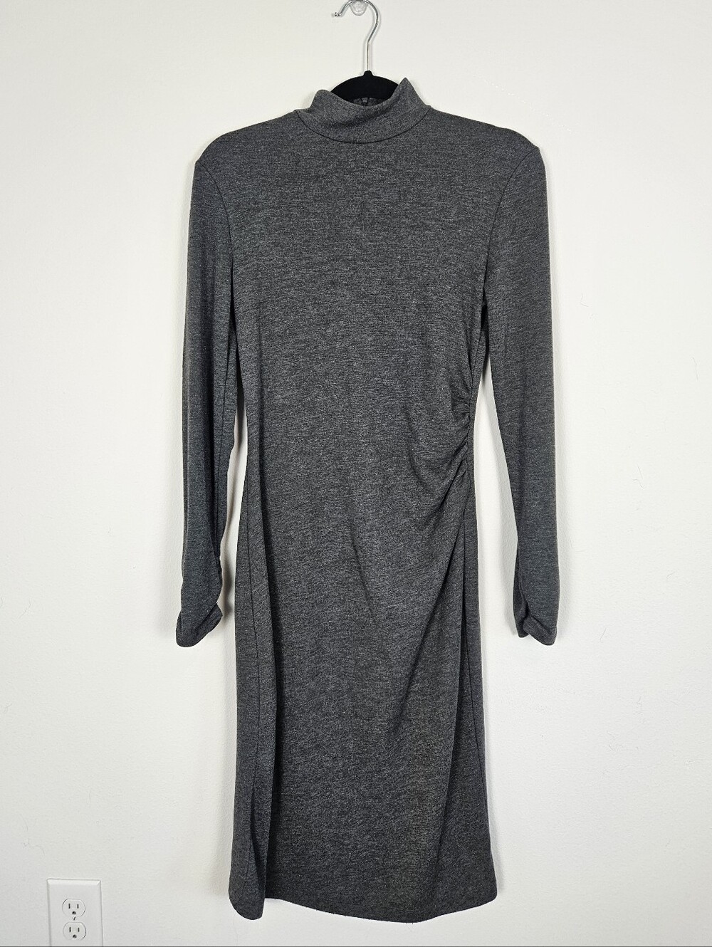 Issac Mizrahi for Target Gray Long Sleeve Dress Size Medium